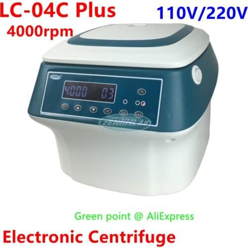 2021 New Medical Laboratory Centrifuge LC-04C Plus, 4000rpm , Brushless Motor Drive, Electronic Centrifuge 110V / 220V