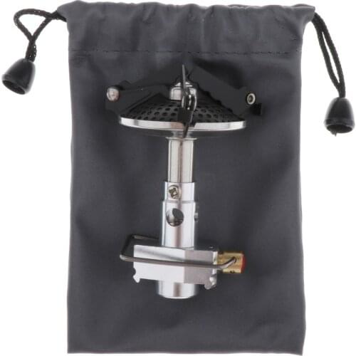 Burner Portable Gas Stove, Folding Space-saving Outdoor Picnic Stove Stainless