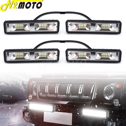 For SUV ATV Vehicle Truck Off Road Vehicle 4x4 Car Motocross LED Foglight Flash Work Light Spotlight w/ Adjustable Mount Bracket