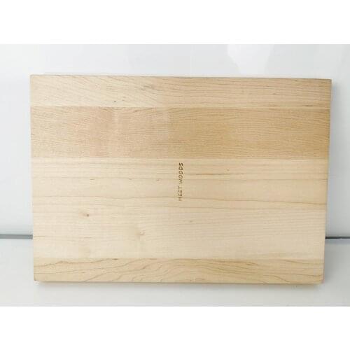Organic Maple Wood Cutting Board with Juice Groove - Best Kitchen Chopping Board for Meat (Butcher Block) Cheese and Vegetables