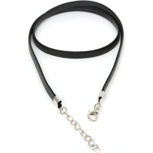 5Pcs/lot 5mm Adjustable Twisted Braided Rope String Cord For Jewelry Bracelets Necklace Making Lobster Clasp String