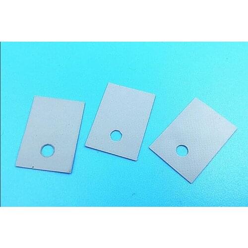 Silicone insulation film cooling mat cooling fin Thermal pad for TO-3P 25*20MM