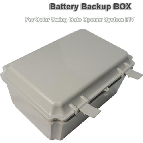GALO Solar System DIY use Swing Gate Opener actuator motor gate controller Backup battery Box