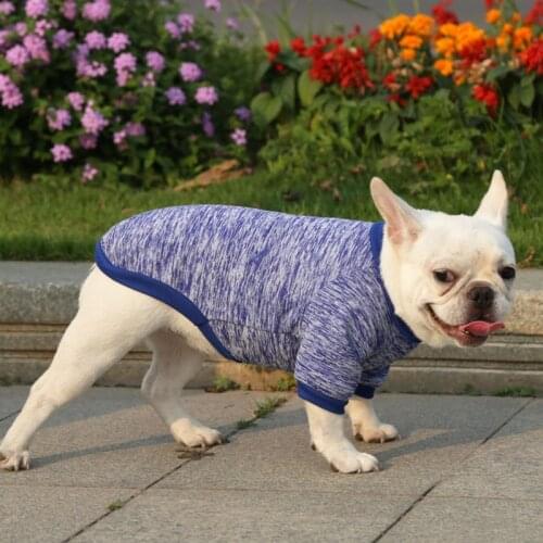 Warm Dog Clothes Hoodies Classic Pet Dog Polyester Sweater for Small Dogs Clothing Puppy Outfit Winter Soft Puppy Costume