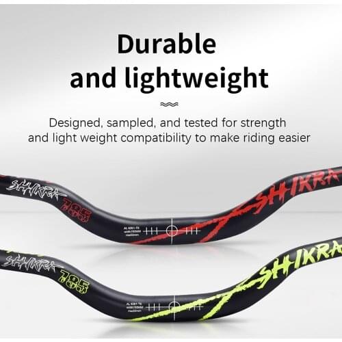Bicycle Handlebar Bike Riser 31.8X785mm Aluminium Alloy AM DH Enduro FR Handlebar Swallow Shaped Handlebar Bike part