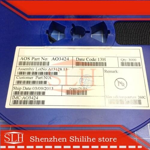 100pcs/lot AO3424 3424 SOT23-3 Brand new original