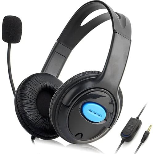 3.5mm Wired Gaming Headset Earphones Headphones with Microphone Mic Stereo Supper Bass for Sony PS4 for PlayStation 4 Gamers