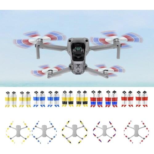 4pcs Propeller for DJI Mavic Air 2 Drone Quick-Release Folding Blades 7238F Replacement Colorful Props Kits Accessories
