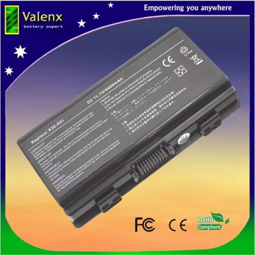Laptop battery for Asus X58 X51L X58L T12 T12C T12Jg T12Er T12Fg T12Ug X51R X51H X51RL X58C A31-T12 A32-T12 A32-X51
