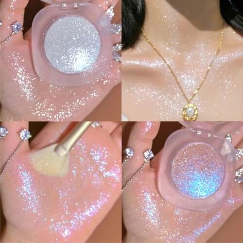 4 Color Diamond Shining Highlighter Gel Brighten Makeup Facial Glow Palette Face Contour Glitter Illuminator Highlight Cosmetics