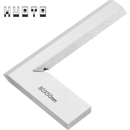 63x40 80x50 100x63 125x80 160x100 200x125mm Precision Knife Edge Square Ruler 90 Degree Right Angle Ruler Engineer MeasuringTool