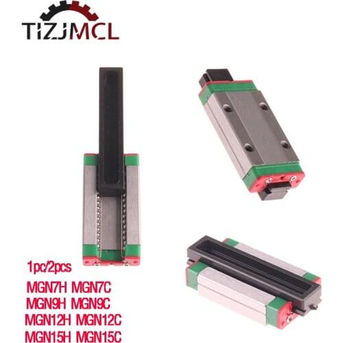 MGN9H MGN9C MGN12H MGN12C MGN7H MGN7C MGN15H MGN15C Carriage Block For MGN7 MGN9 MGN12 MGN15 Linear Guide 3D Printer CNC Part