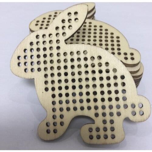 20 pcs modern cross stitch diy kit bunny
