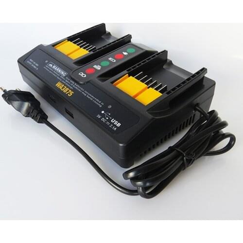 Newest Li-ion Battery Charger for Worx 20V Power supply 100-240V Fit for Worx WA3525 WA3520 WA3578 hotsell