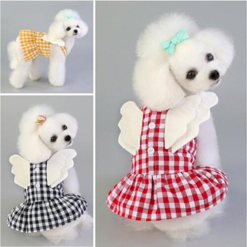 Pet Clothes 21 New Style Dog Clothes Summer Thin Cute Teddy Cotton Skirt Spring and Summer Dog Dress
