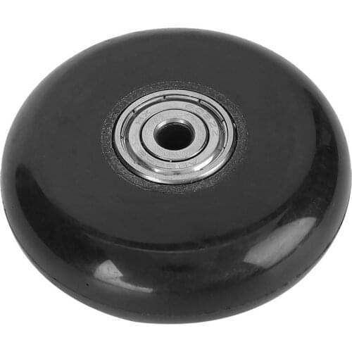 608ZZ Bearing Caster Wheels 2.5 inches PU Casters For Small Carts/Doors/Hardware 64*19*6mm Trolley Casters