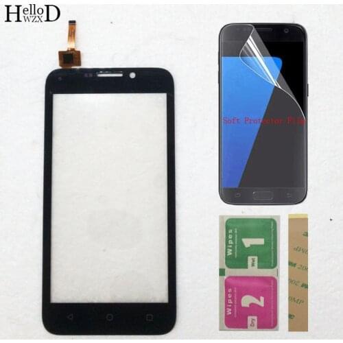 4.5" Touch Panel Sensor For Micromax Q379 q 379 Touch Screen Digitizer Panel Front Glass Sensor Protector Film Adhesive Wipes