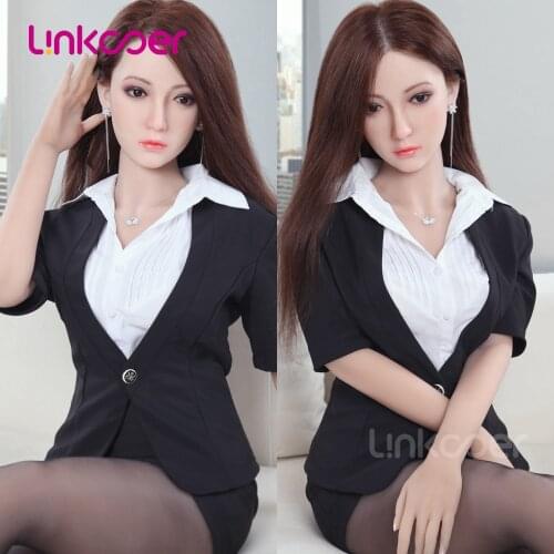 Linkooer 160cm Silicone Sex Dolls Sexy Breast Vagina Sex Adult Love Doll Realistic TPE Lifelike Masturbation 2 Holes