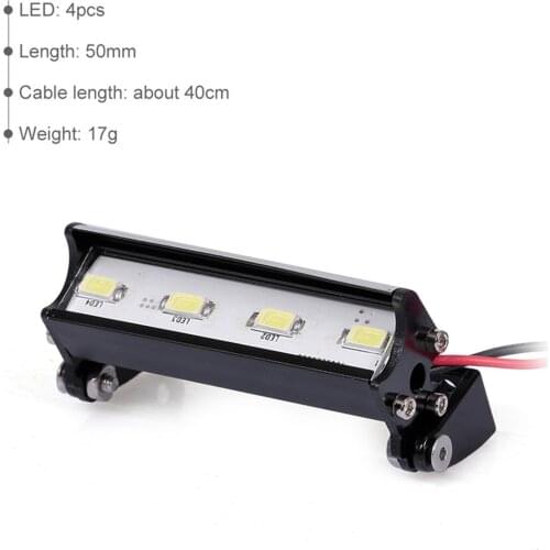 Universal 50mm Roof Lamp Dome for 1:10 1:8 RC Rock Car Spare Metal Parts