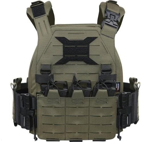 UTA Universal Armoured Lightweight Tactical Vest Outdoors Military Tactics Accessories - Black Flame Retardant Type