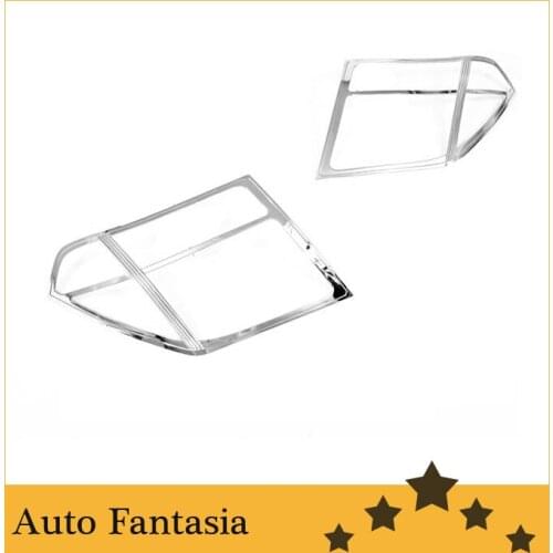 High Quality Chrome Head Light Cover for Nissan Navara / Frontier D40 06-09 Free Shipping