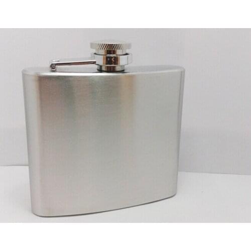 1PC New Arrival portable 5 oz genuine 304 stainless steel flagon wine pot Russian original suit hip flasks JZ 1101