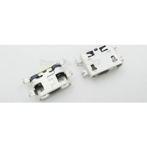 10PCS/LOT Micro USB 5pin B Type Female Connector for Mobile Phone Micro USB Jack Connector