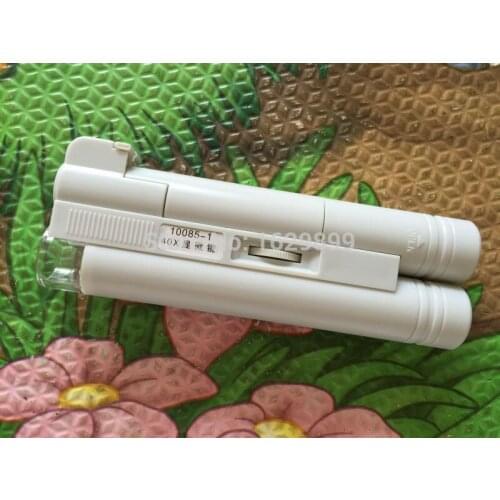 2 pieces free shipping 40X Illuminant Magnifier 10 times magnifier for offset printing machine parts