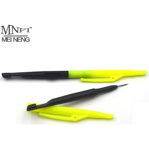 MNFT 2Pcs Line Knot Picker & Large Hook Disgorger Fishing Tools Plastic Material Extractor Fish Detacher Pen Shape