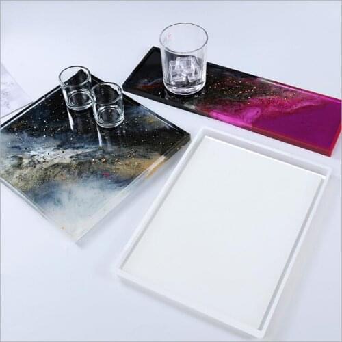 2020 New Transparent Silicone Mould Dried Flower Resin Decorative Craft DIY Coaster Mold resin molds for jewelry