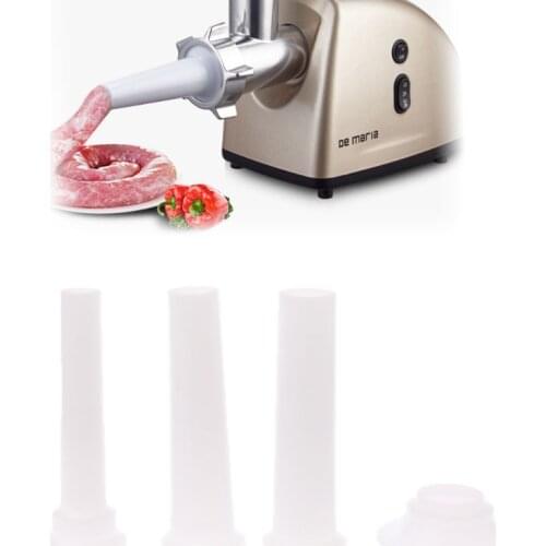 3pcs/set Meat Grinder Sausage Stuffer Filling Tubes DIY Sausages Maker Funnels
