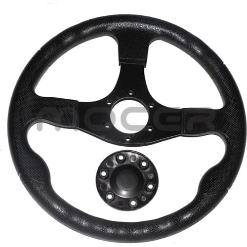 14 inch 350MM racing steering wheel accessories suitable for 150-250Cc ATV, Kart, UTV, off-road vehicle, childrens vehicle
