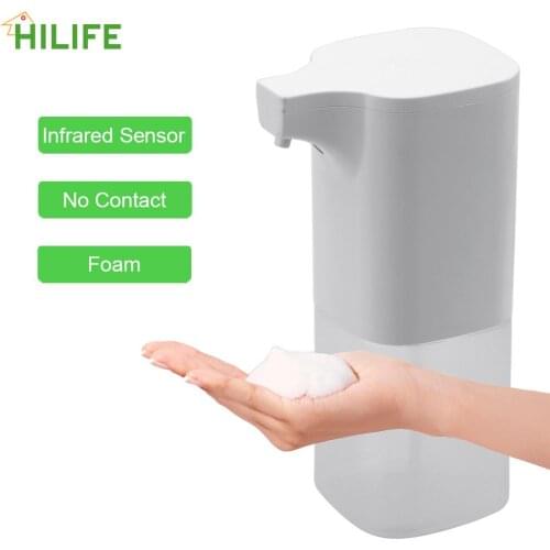 Touchless 350ml Automatic Induction Foaming Soap Dispenser Infrared Soap Pump Dispenser Smart Sensor Soap Dispenser