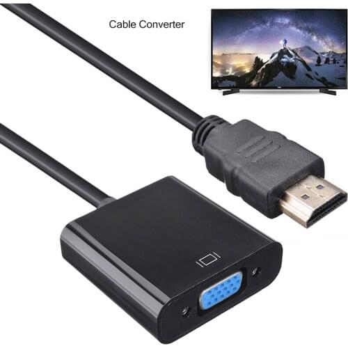 Digital to Analog Converter 1pc 1080P 1.4V to VGA Adapter Cable For PC Laptop TV Box to Projector Displayer HDTV