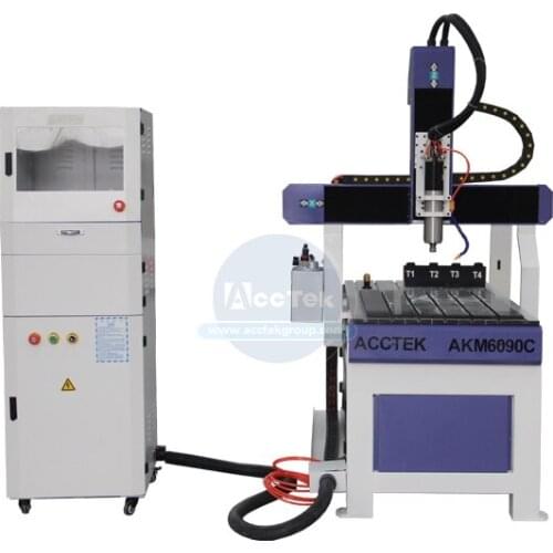 Jinan AccTek 2.2KW Spindle Atc Cnc Milling Engraving Machinery AKM6090C