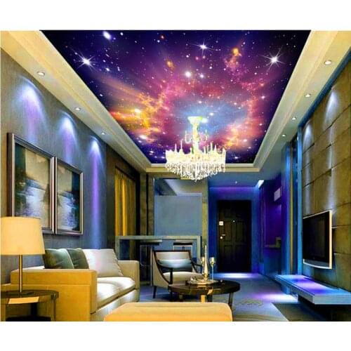 Customized wallpaper for walls Star sky ceiling frescoes photo wallpaper 3d mural for living room