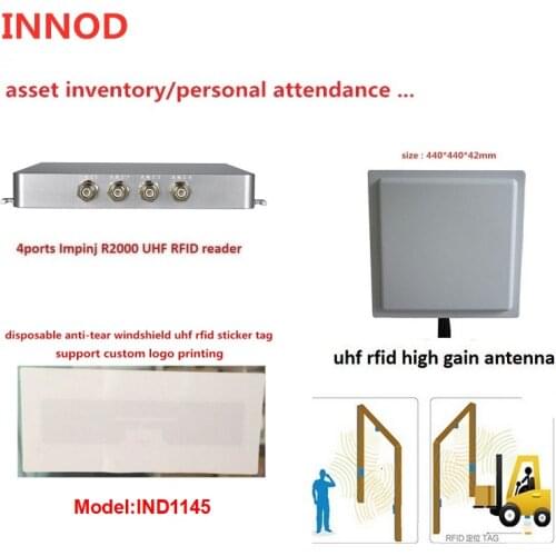 Vehicle access long 5-6m Middle Range UHF RFID tag glass epc rfid adhesive tag car anti-tamper uhf tag label windshield