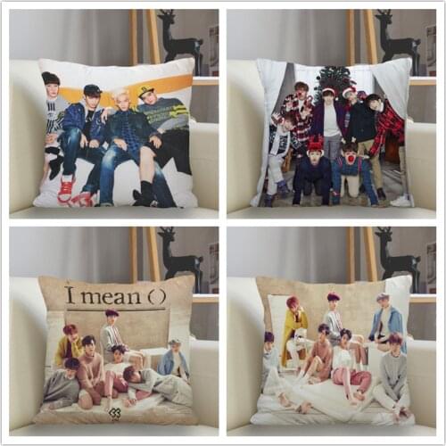 Musife KPOP BTOB Pillowcase Custom Square Pillow Cover Case Zipper Pillowcase 35X35,40x40,45x45cm Drop Shipping