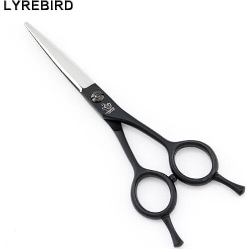 Hair Cutting Scissors 5.5 INCH Japan Hair Shears Truing Scissors Sword Blade A Type Black Lyrebird HIGH CLASS 10PCS/LOT NEW