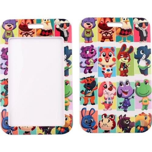 PC3268 Cartoon Animal Party Keychain Tags Strap Neck Lanyards For Keys ID Card Pass Gym Phone USB Badge Holder DIY Hang Rope