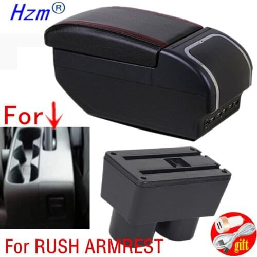 For TOYOTA RUSH ARMREST Armrest box Car accessories Interior storage box Original armrest chargeable usb