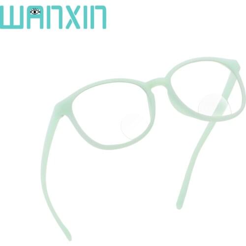 Wanxin Bifocal Reading Glasses,Blue Light Blocking Glasses for Women/Men