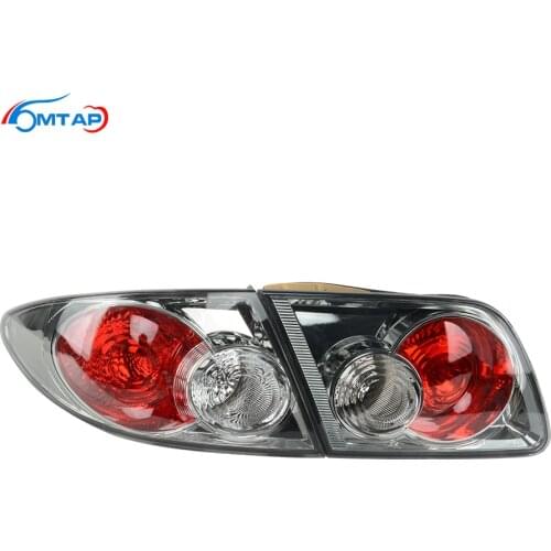 MTAP Tail Lamp Brake Lamp For Mazda 6 GG Sedan Fastback For Atenza GG 2002-2015 Tail Stop Light Back Up Lamp Black Type