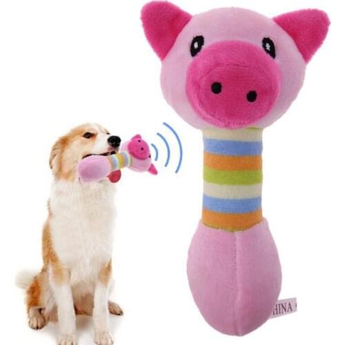 17cm Speelgoed Hond Pet Soft Toy Large Plush Pig Giant Dog Squeaky Toy Dog Play Cartoon Chew Squeaker Squeaky Plush Sound Duck