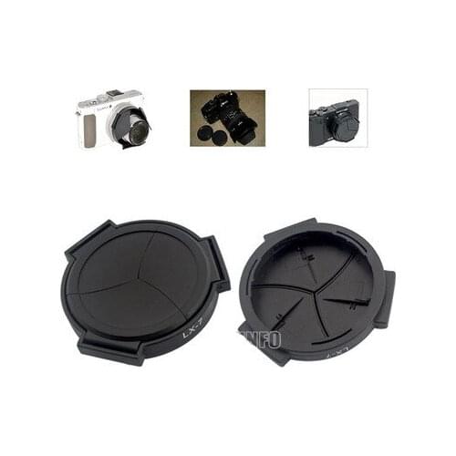 Auto Retractable Lens Cap Self Open and Close Lens Cover Protector for Panasonic LUMIX DMC-LX7GK LX7 Camera Accessories