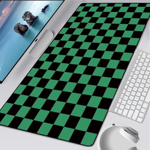 Anime Demon Slayer Kimetsu No Yaiba Gaming Large Mouse Pad Computer Mousepad XXL Lock Edge Mause Pad Keyboard Desk Mat 40X90 Pad