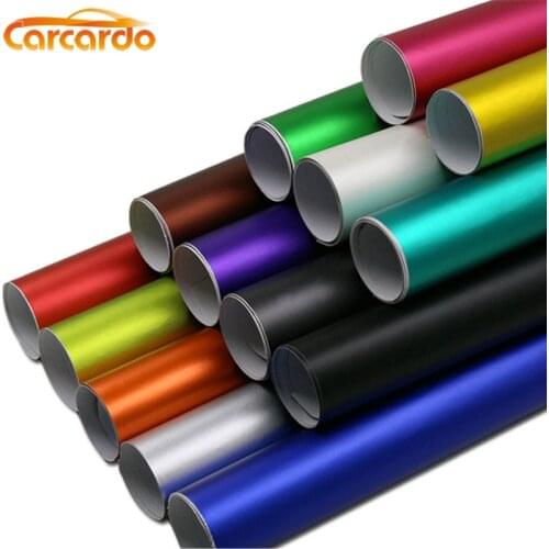Carcardo 1.52mx50cm Purple Matt Chrome Vinyl Film Ice Vinyl Car Sticker Chrome matt vinyl Car Warp