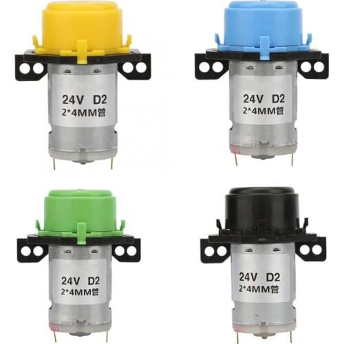 DC 24V 2*4mm Micro Water Liquid Peristaltic Pump For Aquarium Lab Analytical