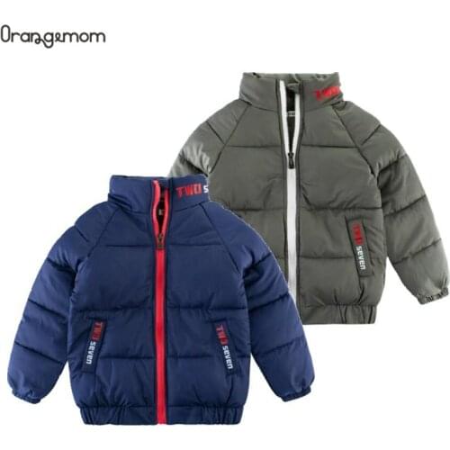 Kids Boys Jacket Boys 2020 Spring New Keep Warm Baby Outerwear Solid Cotton Zipper Coats Boys Children Jacket For 4-9 Y Kids Boy