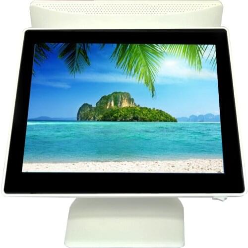 Dual capacitive screen pos pos all in one desktop pos system pos terminal for Salon